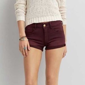 AEO HI-RISE SHORTIE SUPER SUPER STRETCH